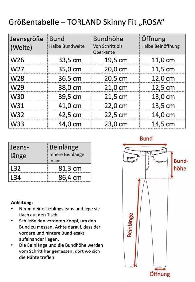 Skinny Fit-Jeans Modell: Rosa