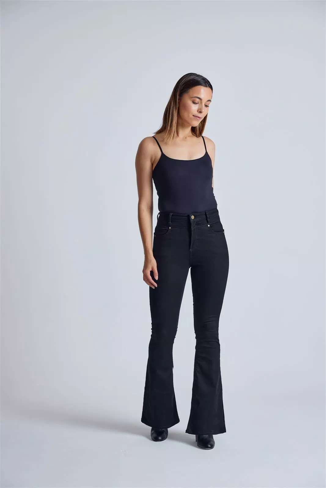 Flax and Loom Ecom photography9193.JPG Schlaghose High Waist Skinny Modell: Mavis