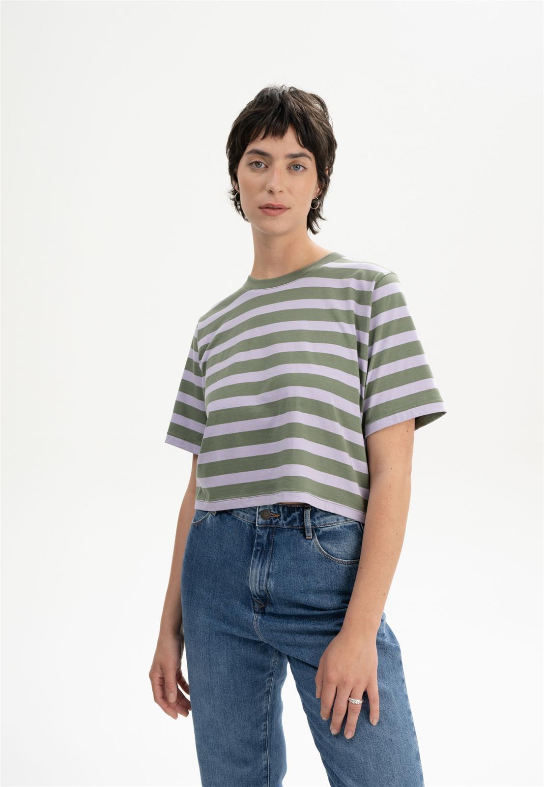 Cropped T-shirt Modell: Desna GOTS