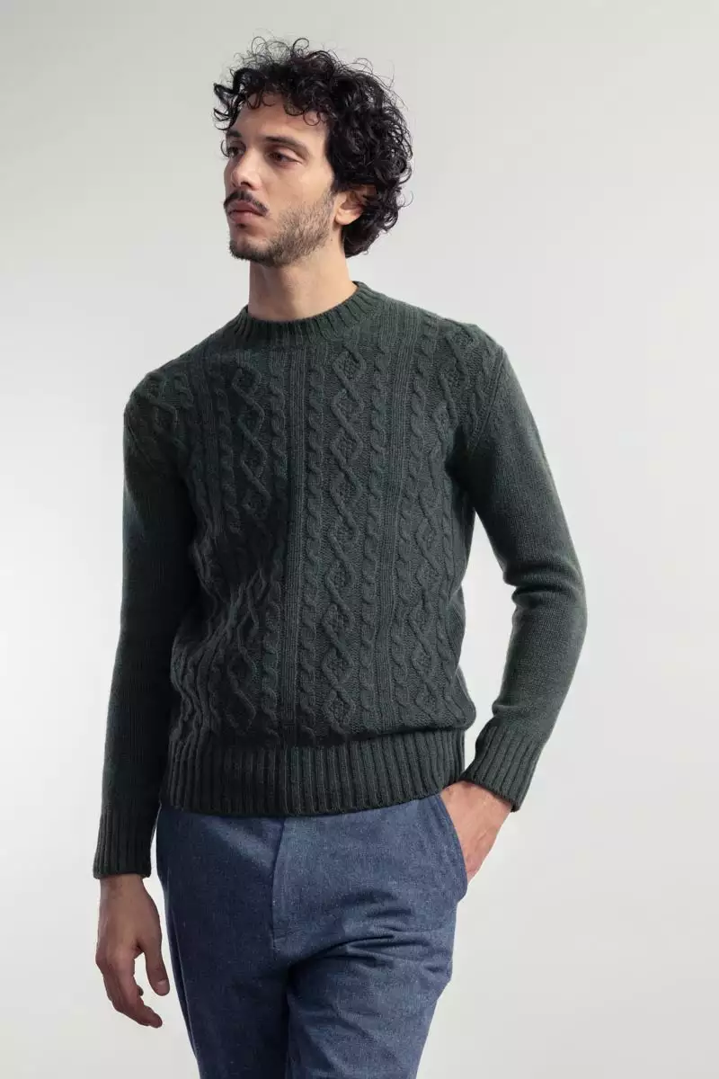 Woll-Pullover Modell: Amos