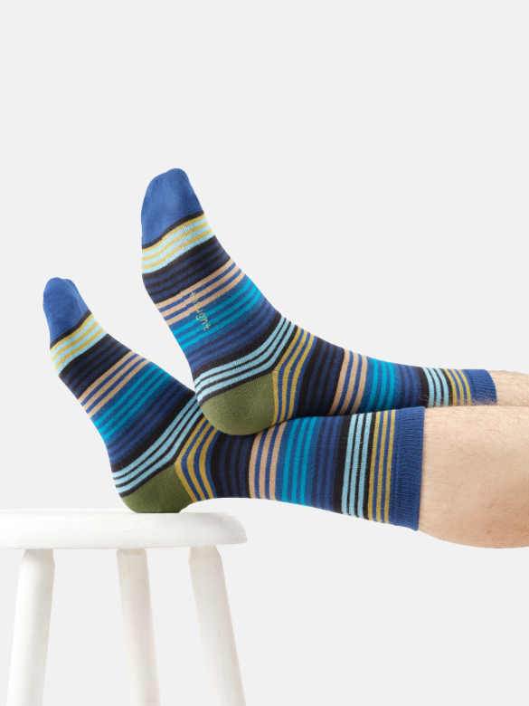 Socken Modell: Strata Stripe