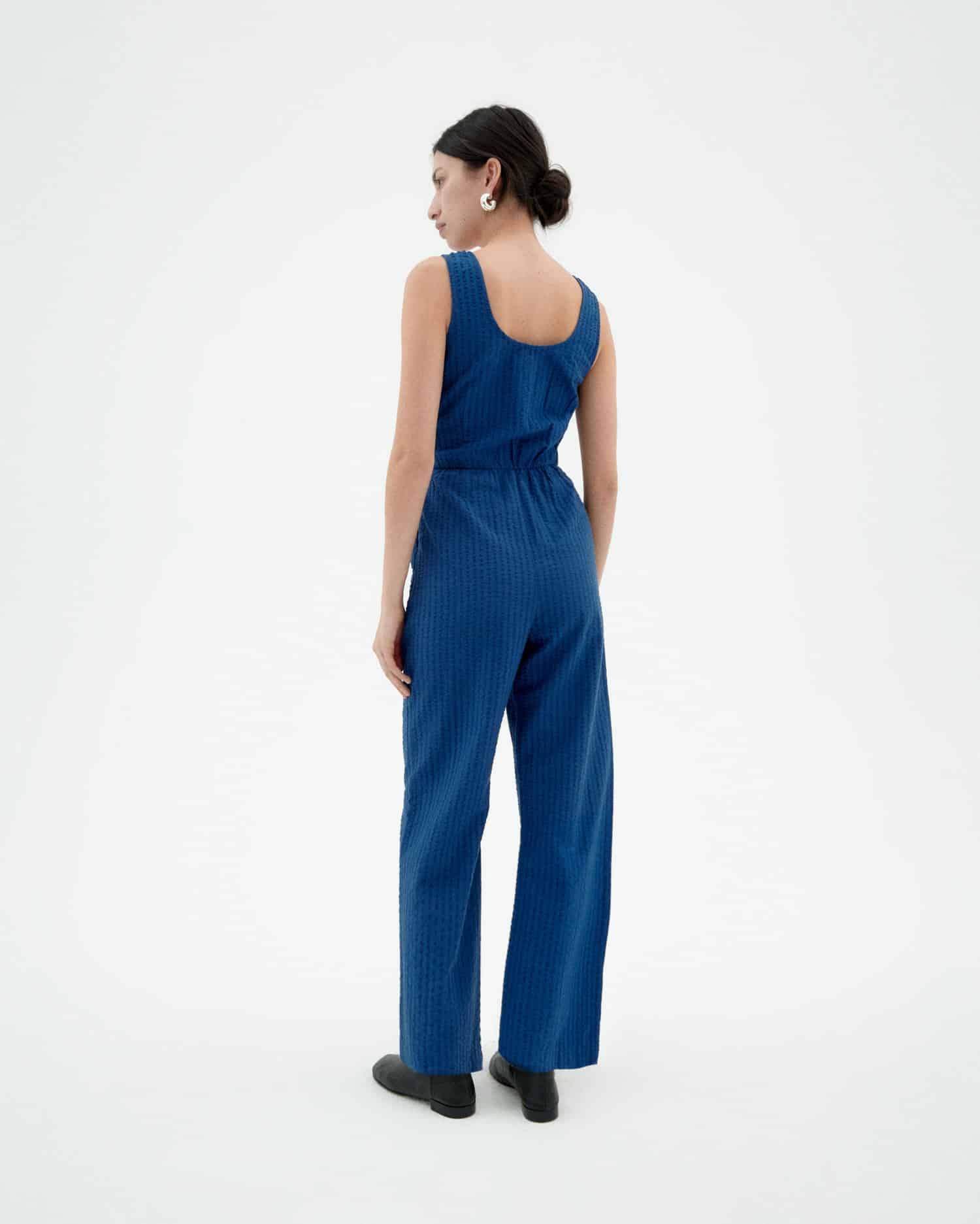 Seersucker Jumpsuit Modell: Rafelesia