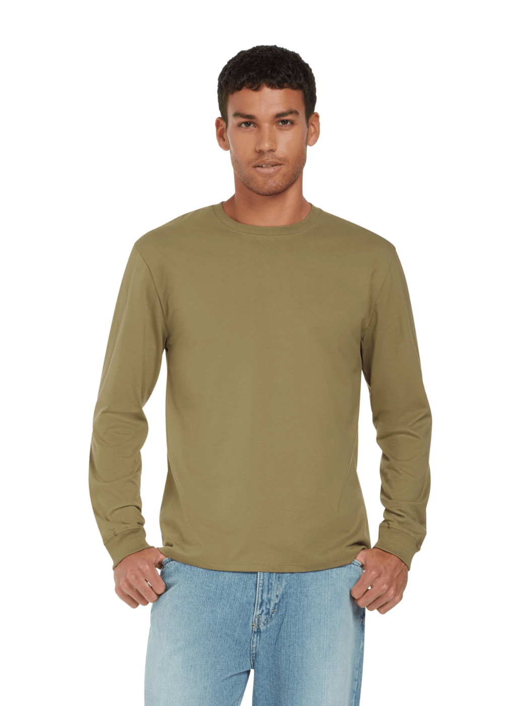 Basic Longsleeve aus Bio-Baumwolle