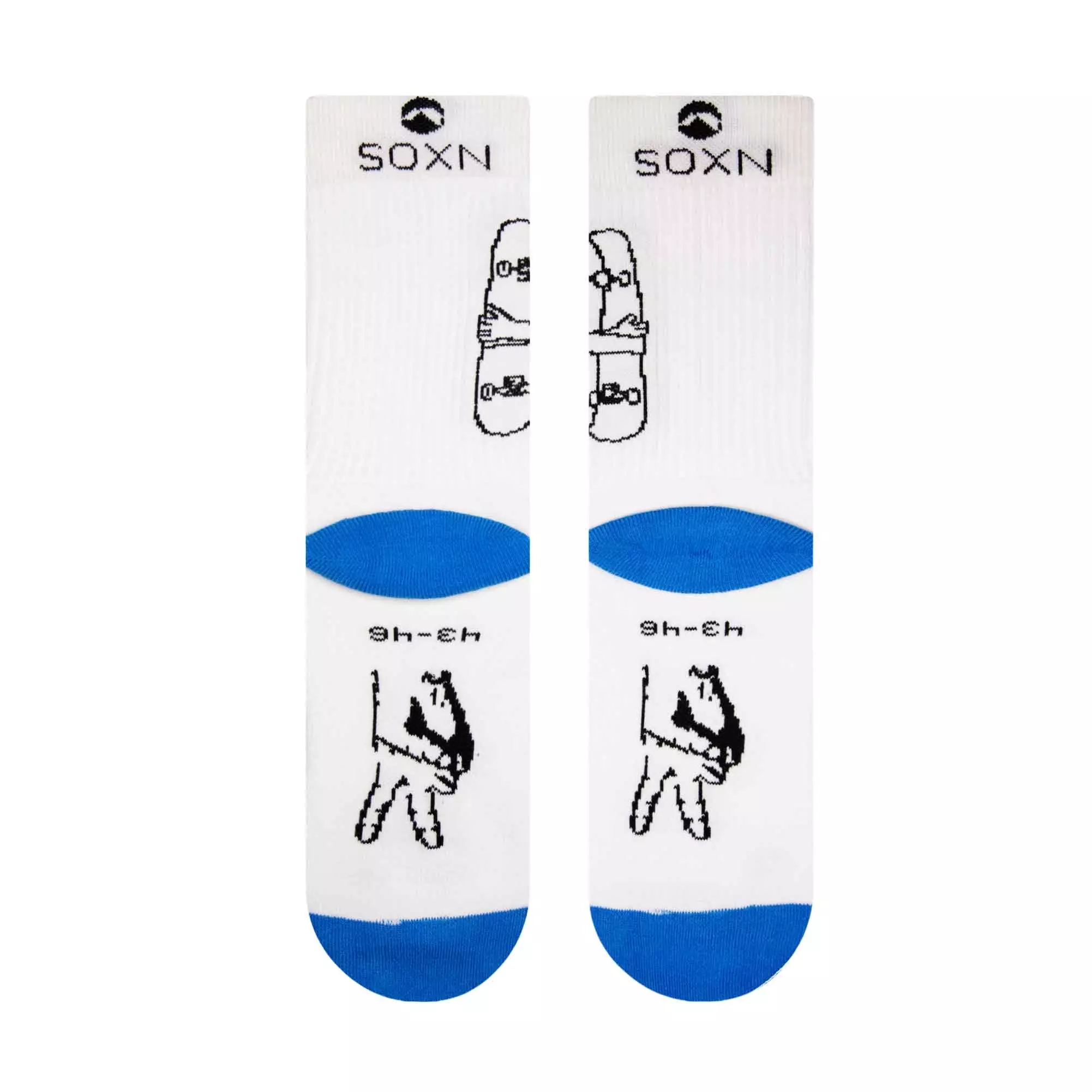 Socken Modell: Skateboard