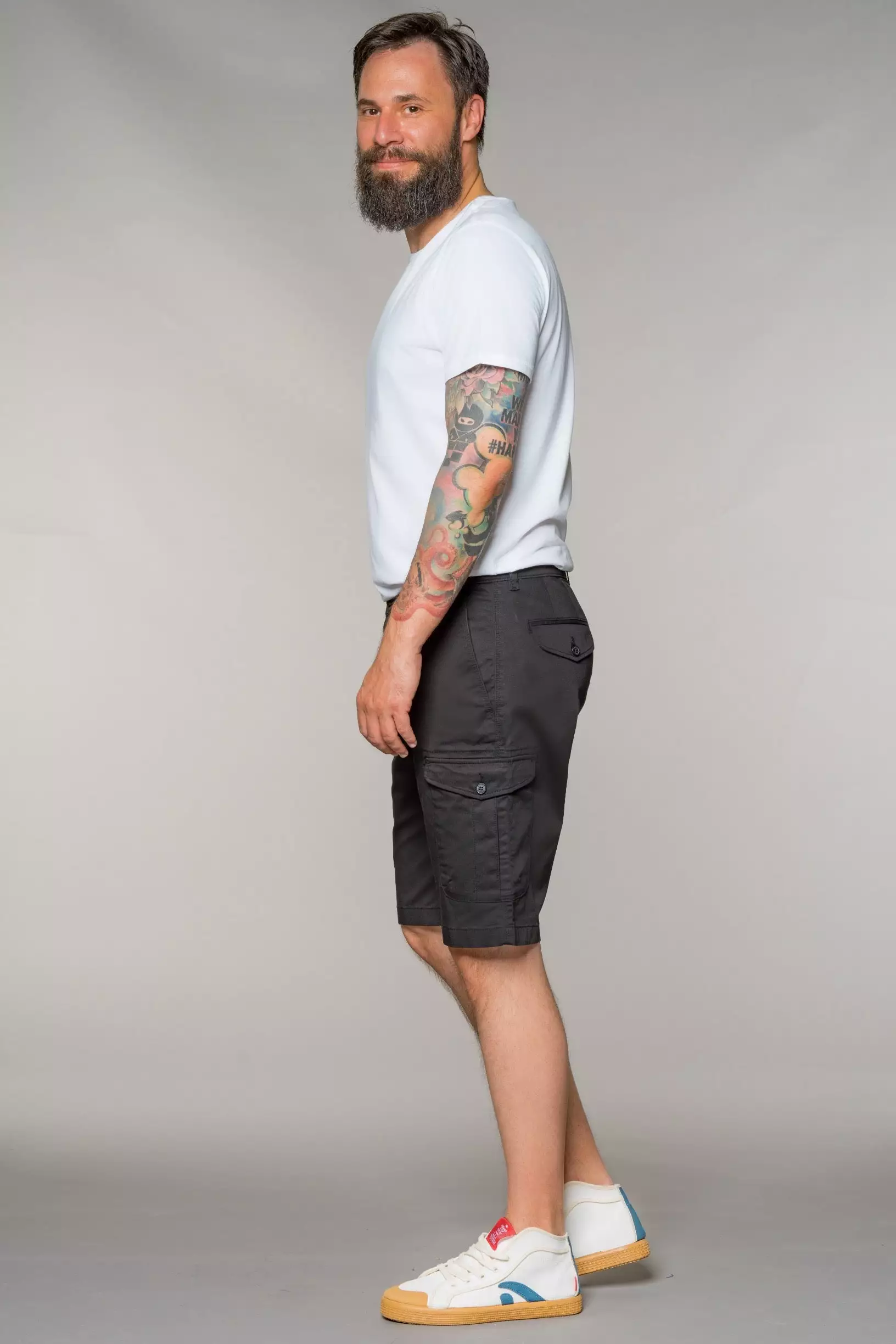 Cargo-Bermuda-Shorts Modell: La:rs