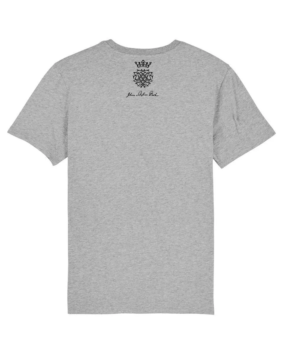 Mus1 Back Creator Heather Grey Musik T-Shirt Musikalisches Opfer