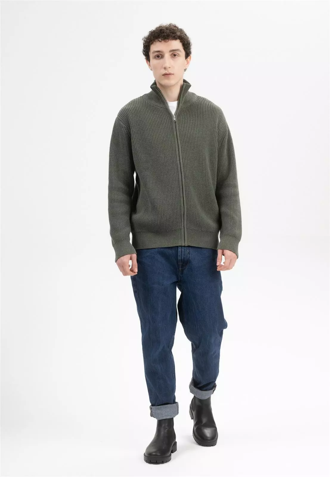 Rippstrick Jacke Modell: Taksh