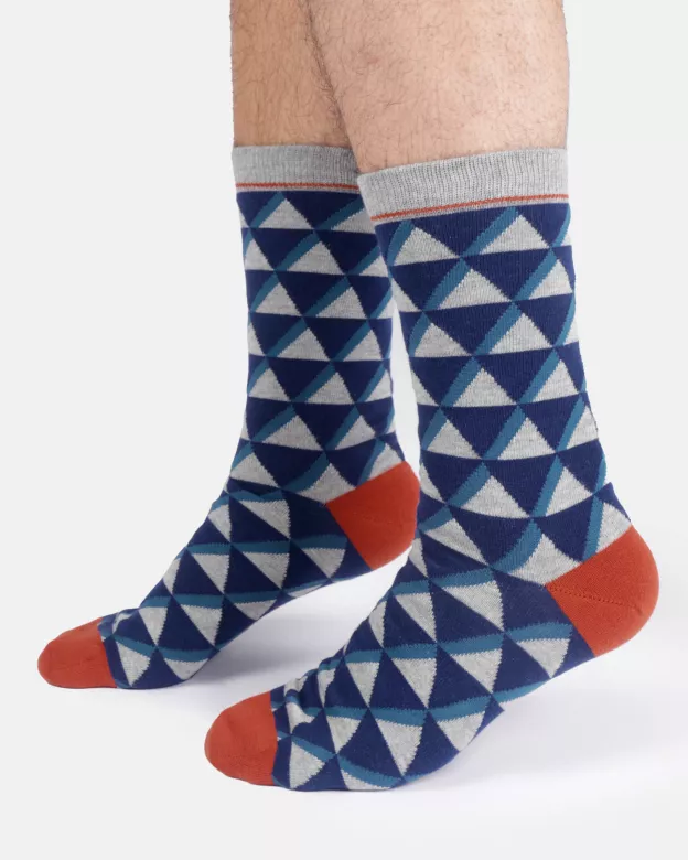 Socken Modell: Geo Pattern