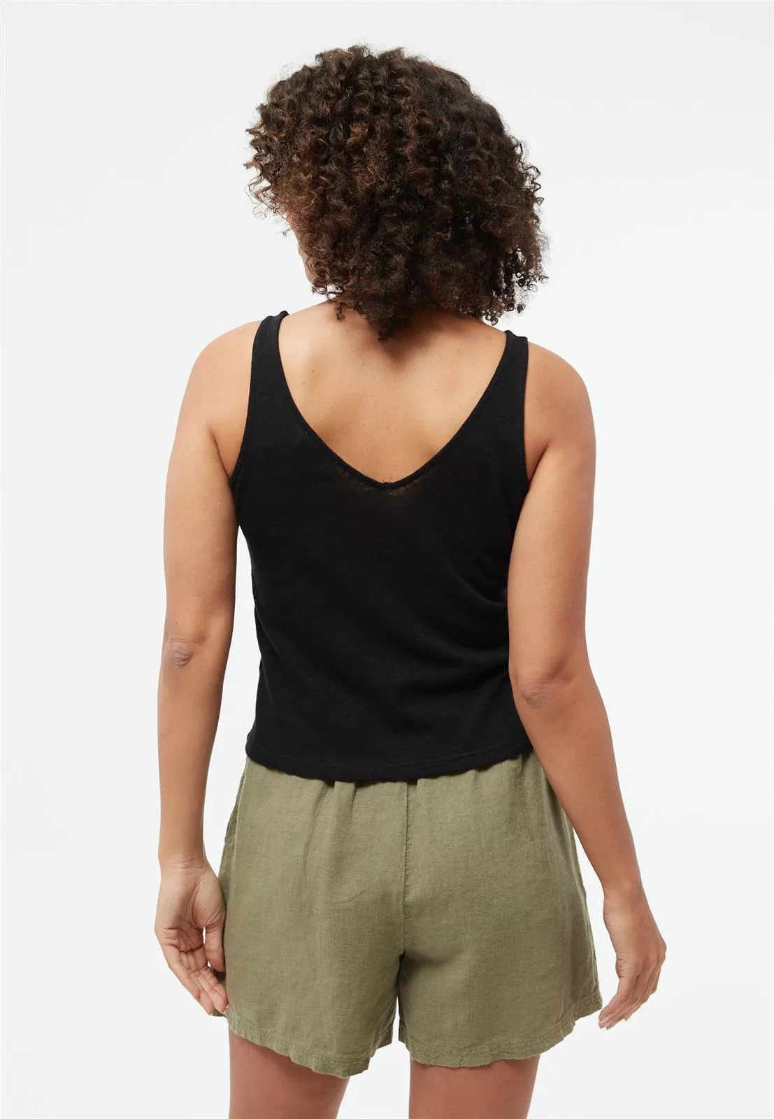 Leinen Top Modell: Jette