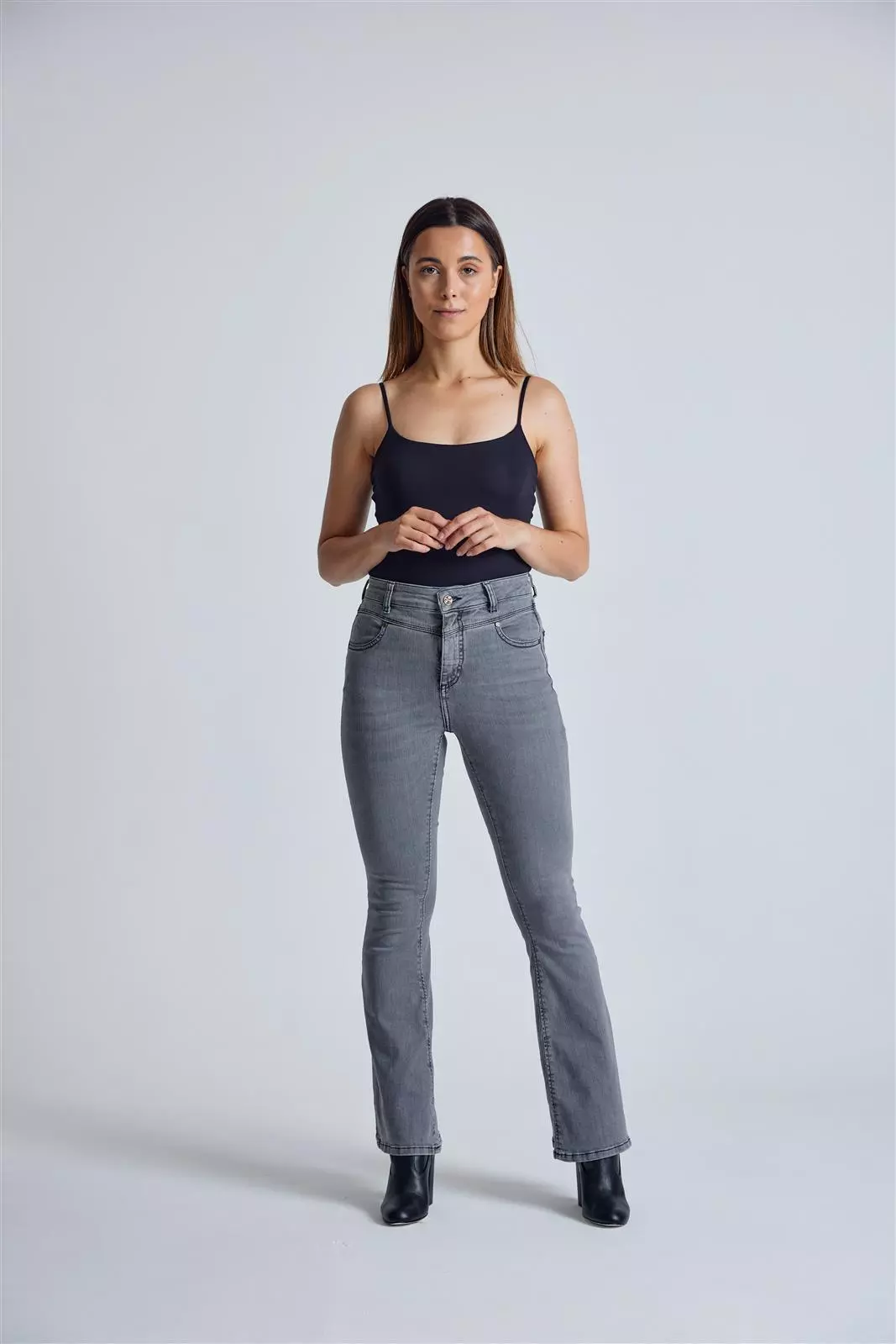 Flax and Loom Ecom photography9163.JPG Schlaghose High Waist Skinny Modell: Mavis