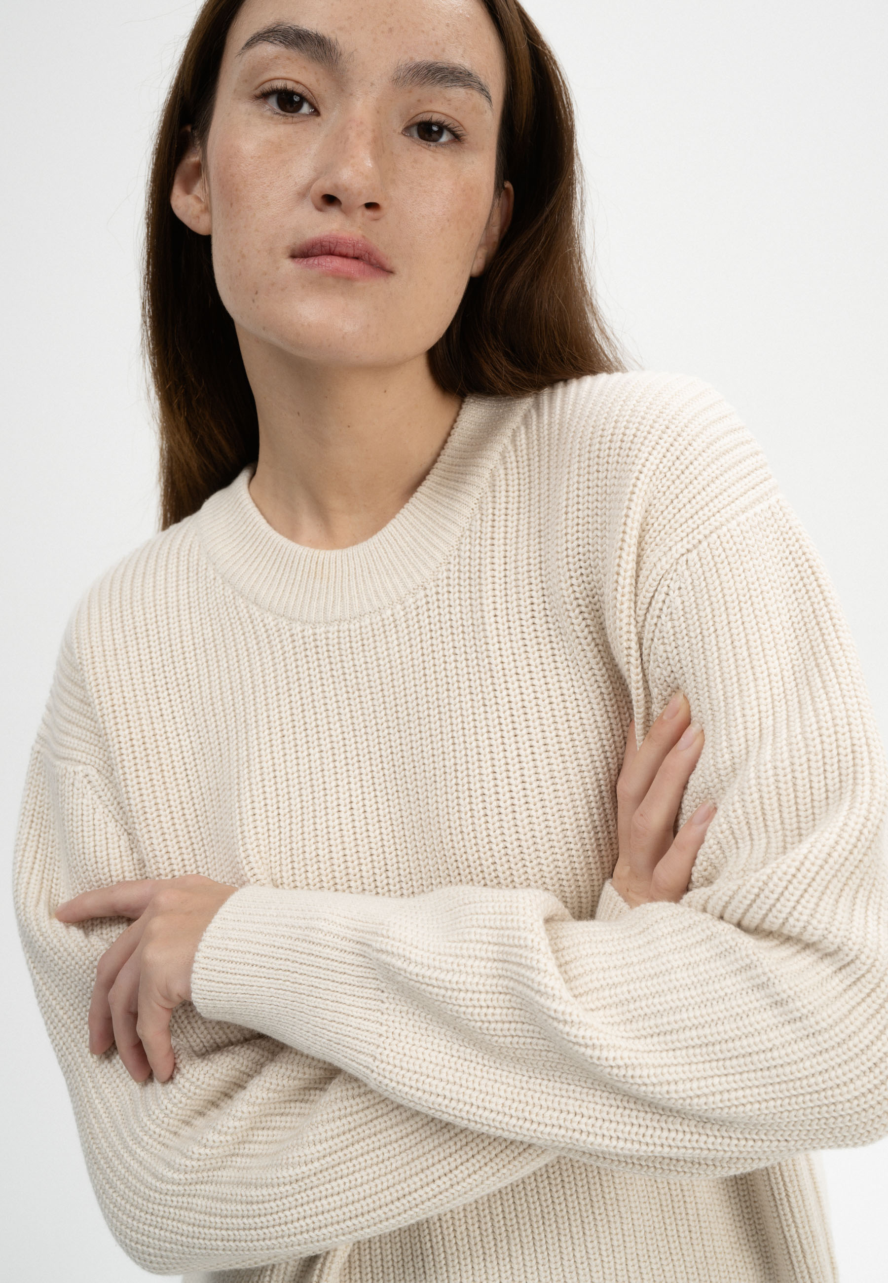 Rippstrick Pullover Modell: Adah