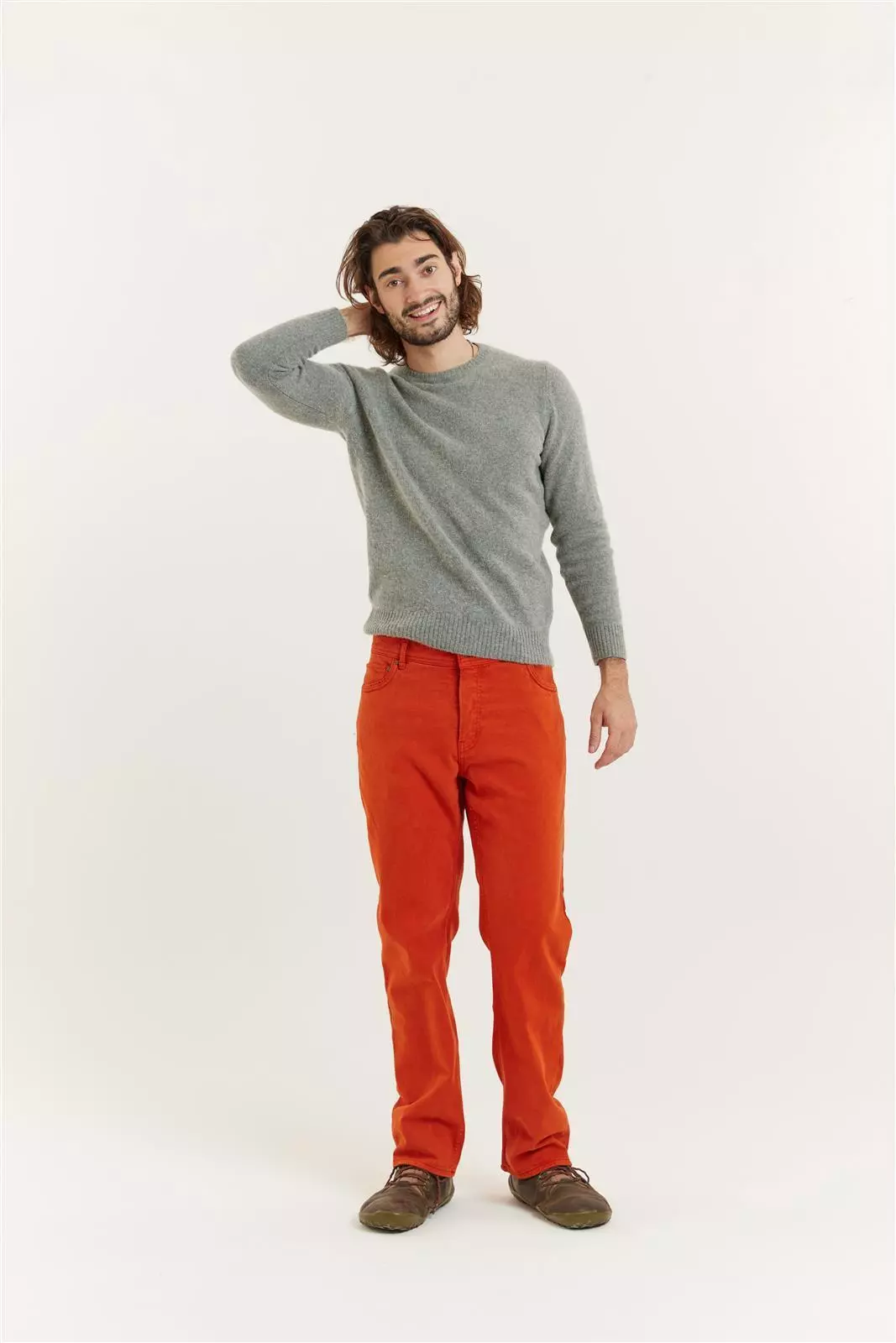 Copy of 2023flax_loom10537.jpg Tencel Regular Fit Hose Modell: Satch