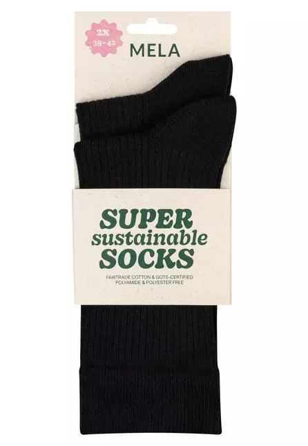Ripped-Socks-2Pack-black-02 Gerippte Baumwoll-Socken GOTS, 2er Pack