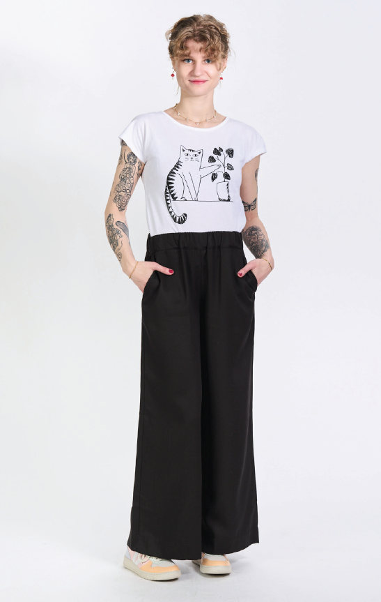 Ecovero Wide Fit Stoffhose Modell: Romy 2.0