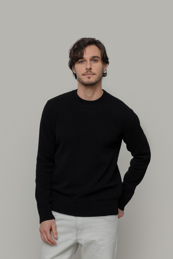 Rifo Rollkragen-Pullover aus recyceltem Kaschmir Modell: Dimitri