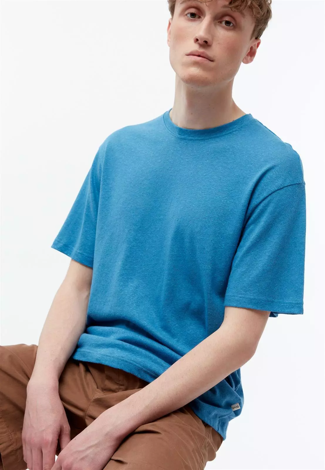 Leinen T-Shirt Modell: Lasse