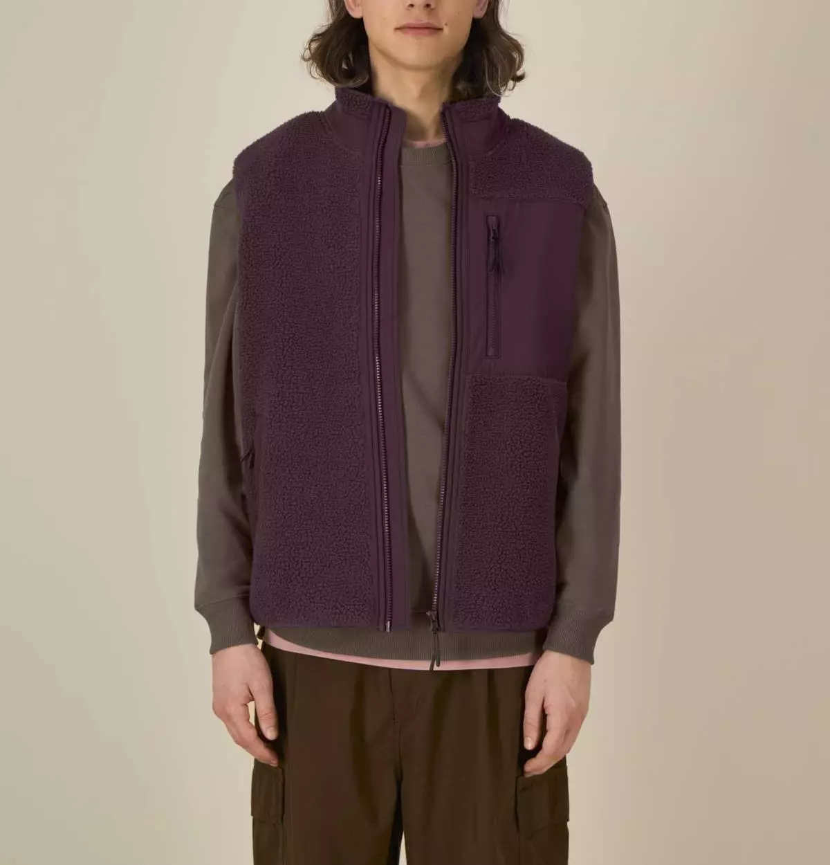 SFM1_STJU249_C116 Fleece-Weste Modell: Lin