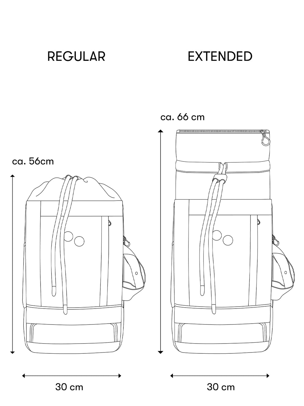 Rucksack Modell: Blok Medium