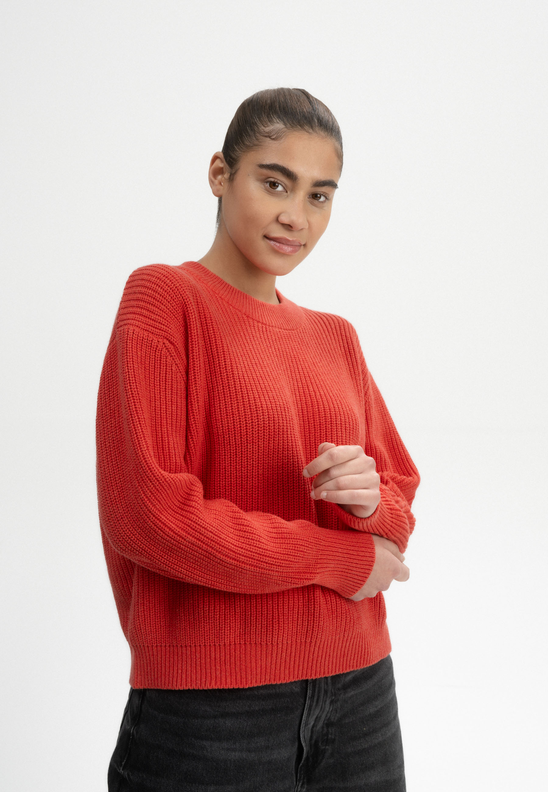 Rippstrick Pullover Modell: Adah