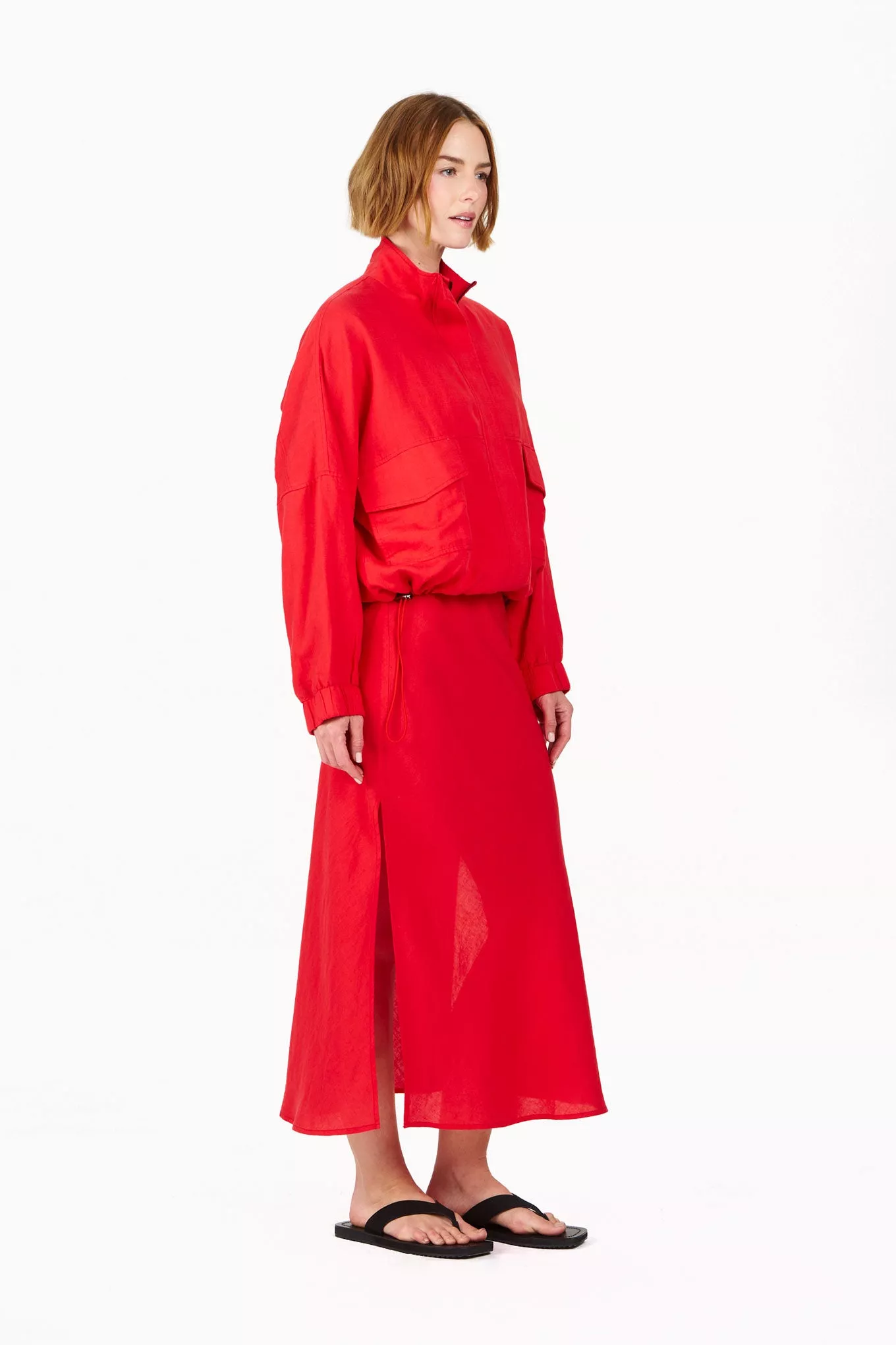 Tencel Midi-Rock Modell: Ray