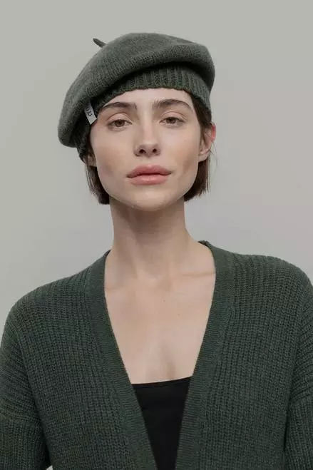 Kaschmir-Baskenmütze Modell: Nicole