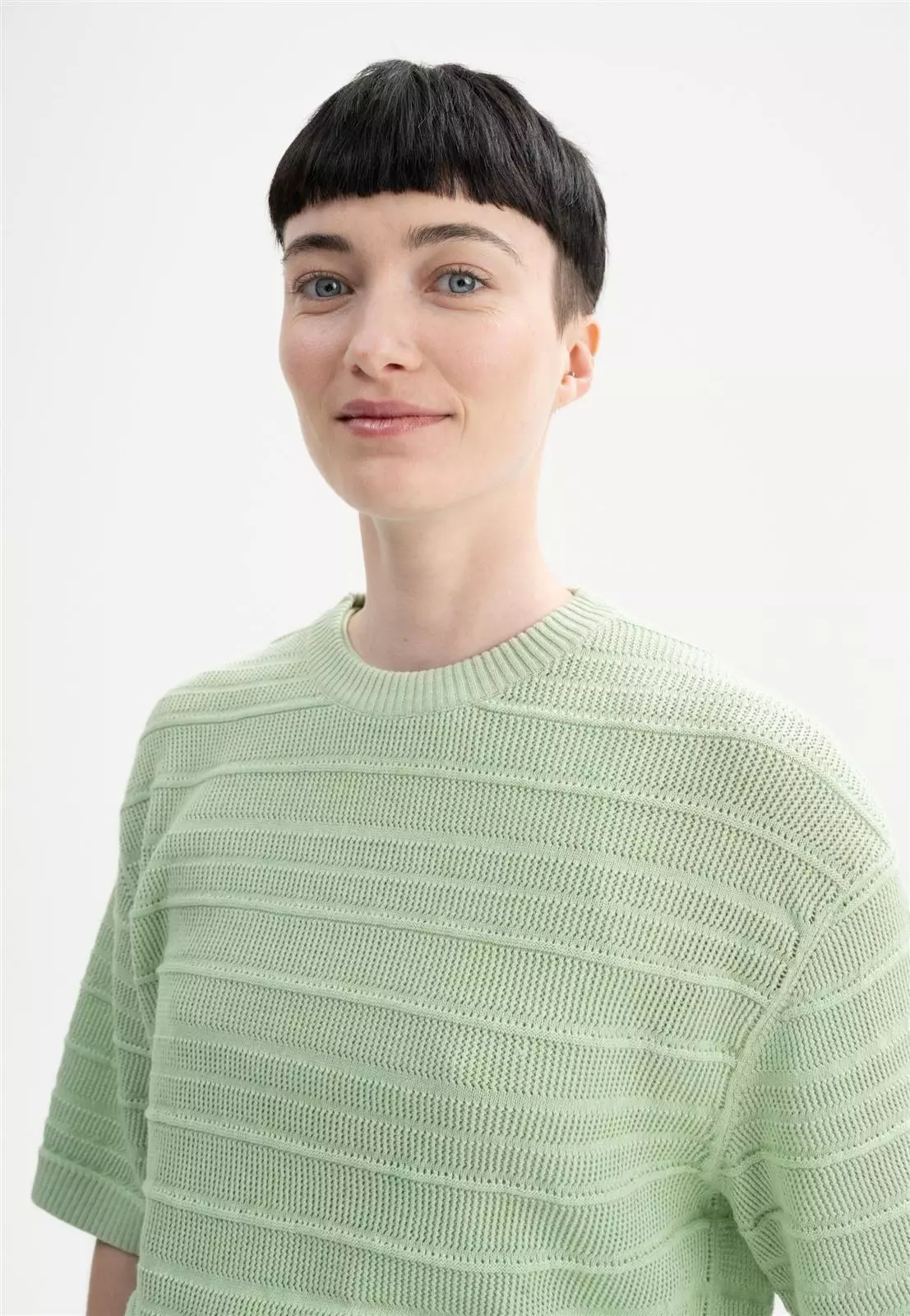 Leichter Strick T-Shirt Modell: Arohi GOTS
