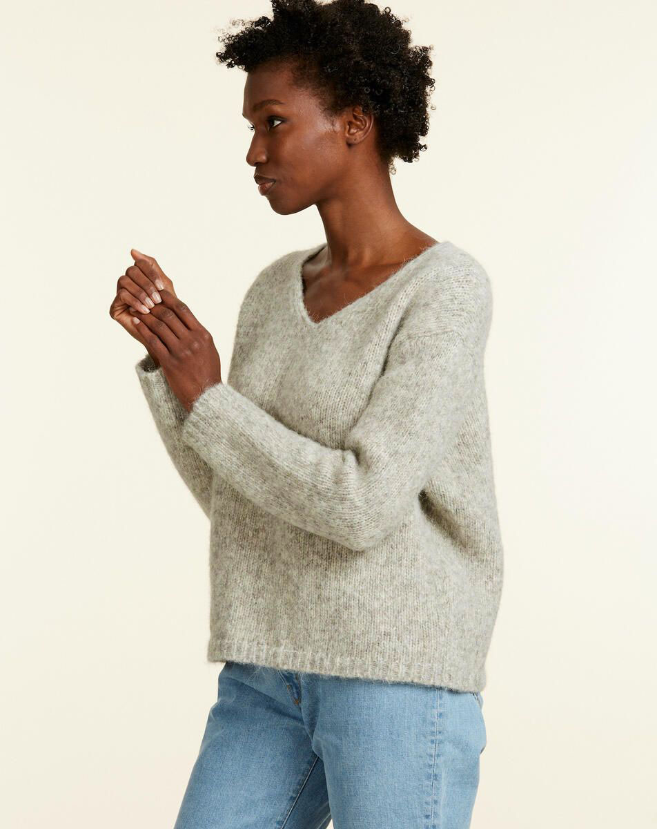 Alpaka Strickpullover Modell: Ecume