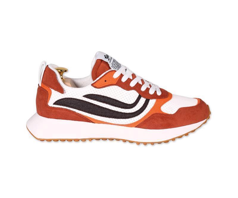 Sneaker G-Marathon Perfo Red/Orange/Dark Brown