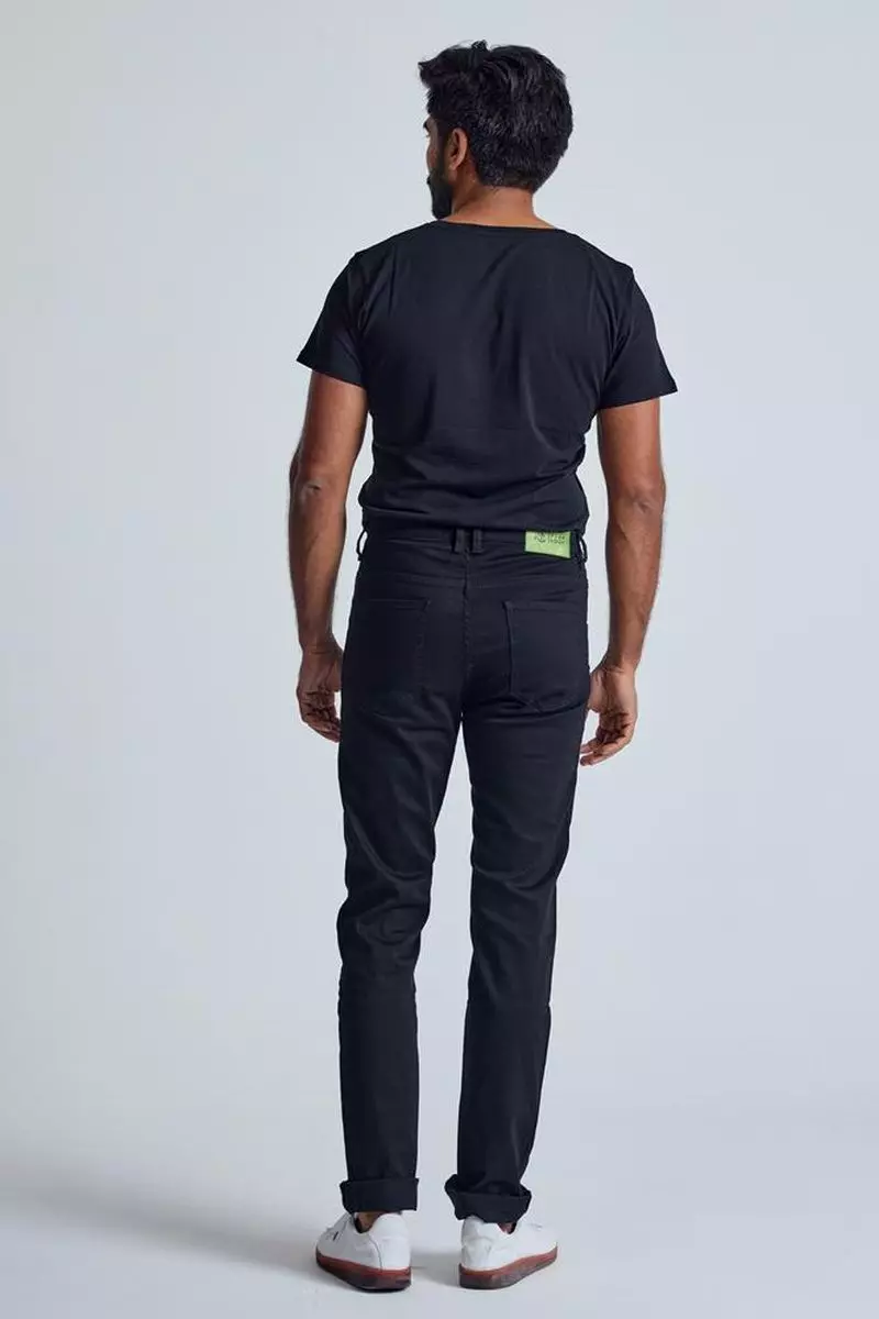 FL004Ebony3032-3 Slim Fit Jeans Miles