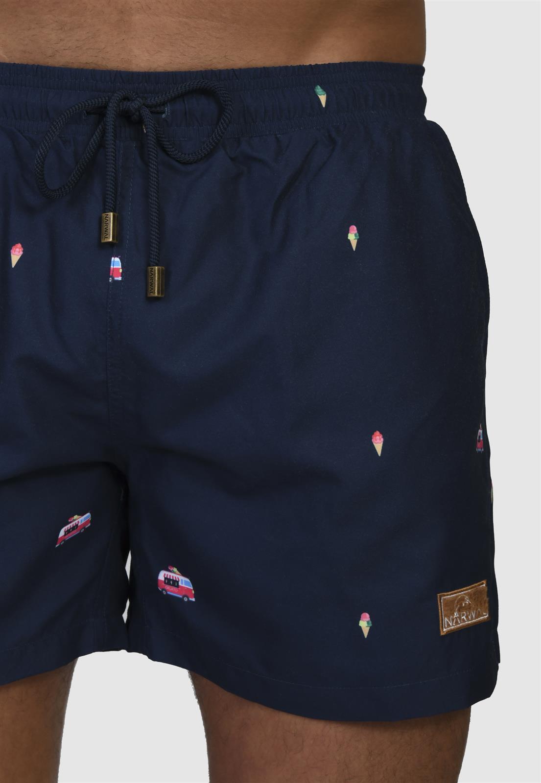 Nachhaltige Badehose mit Print