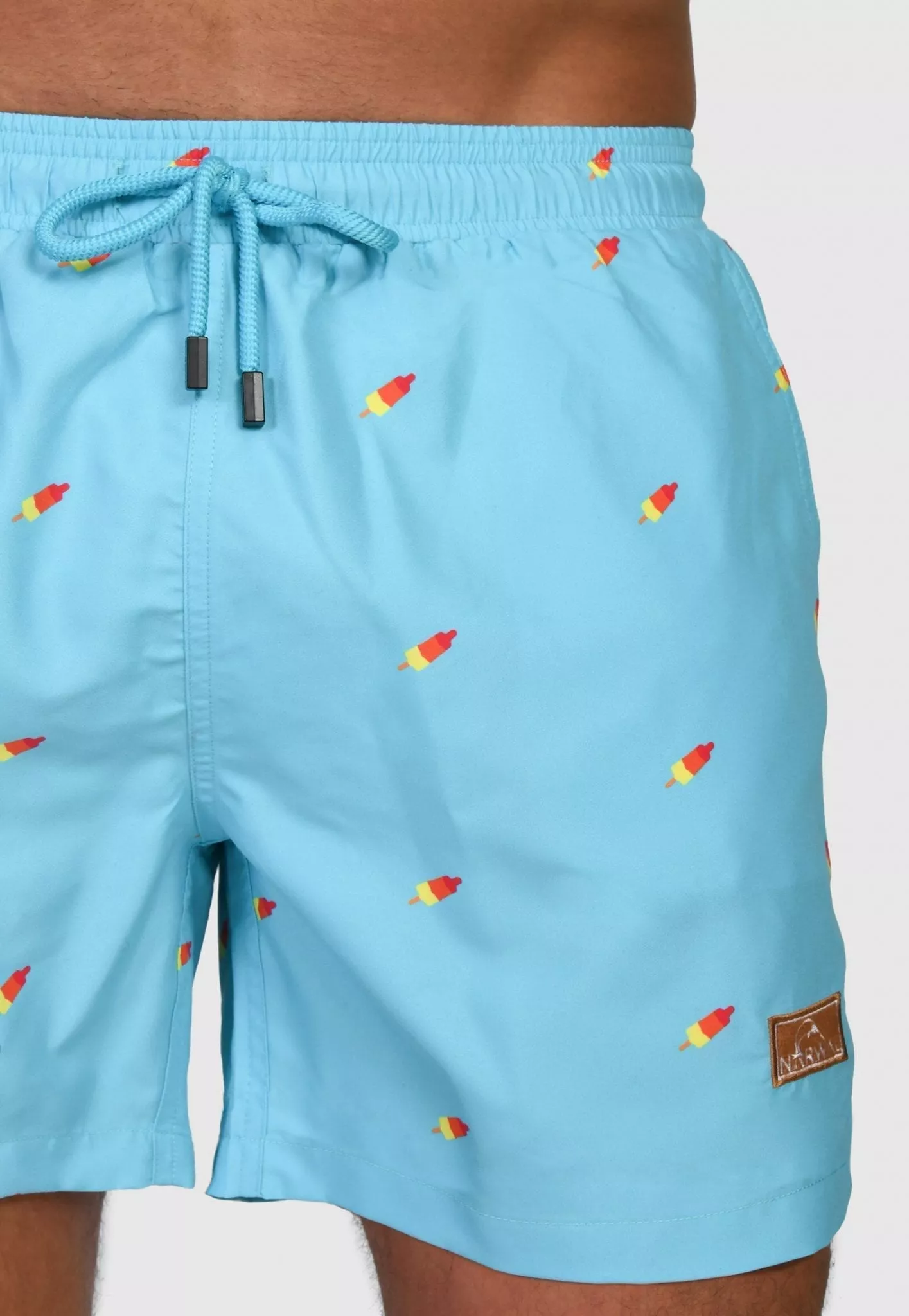 Nachhaltige Badehose mit Print