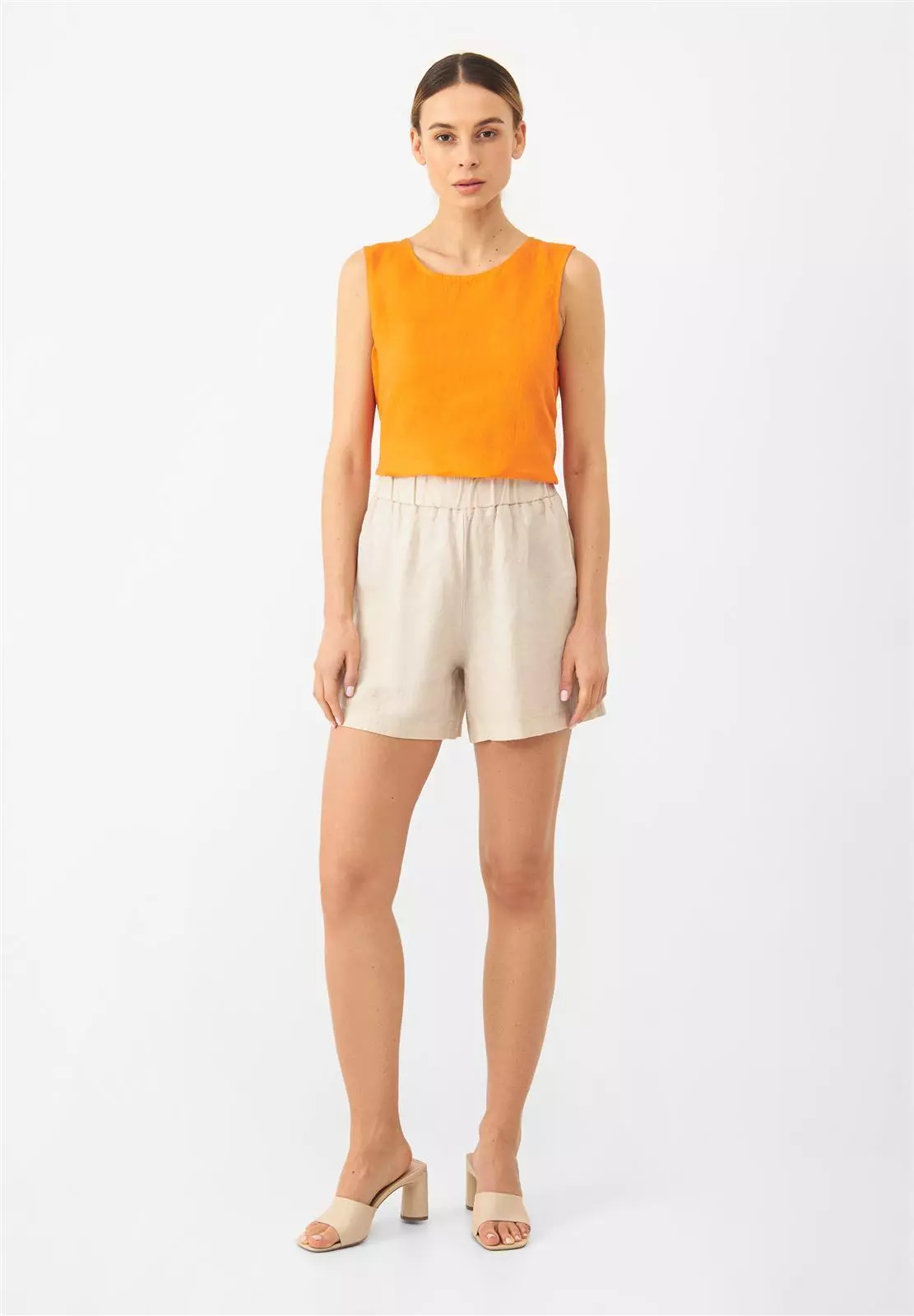 Leinen Shorts Modell: Cleo