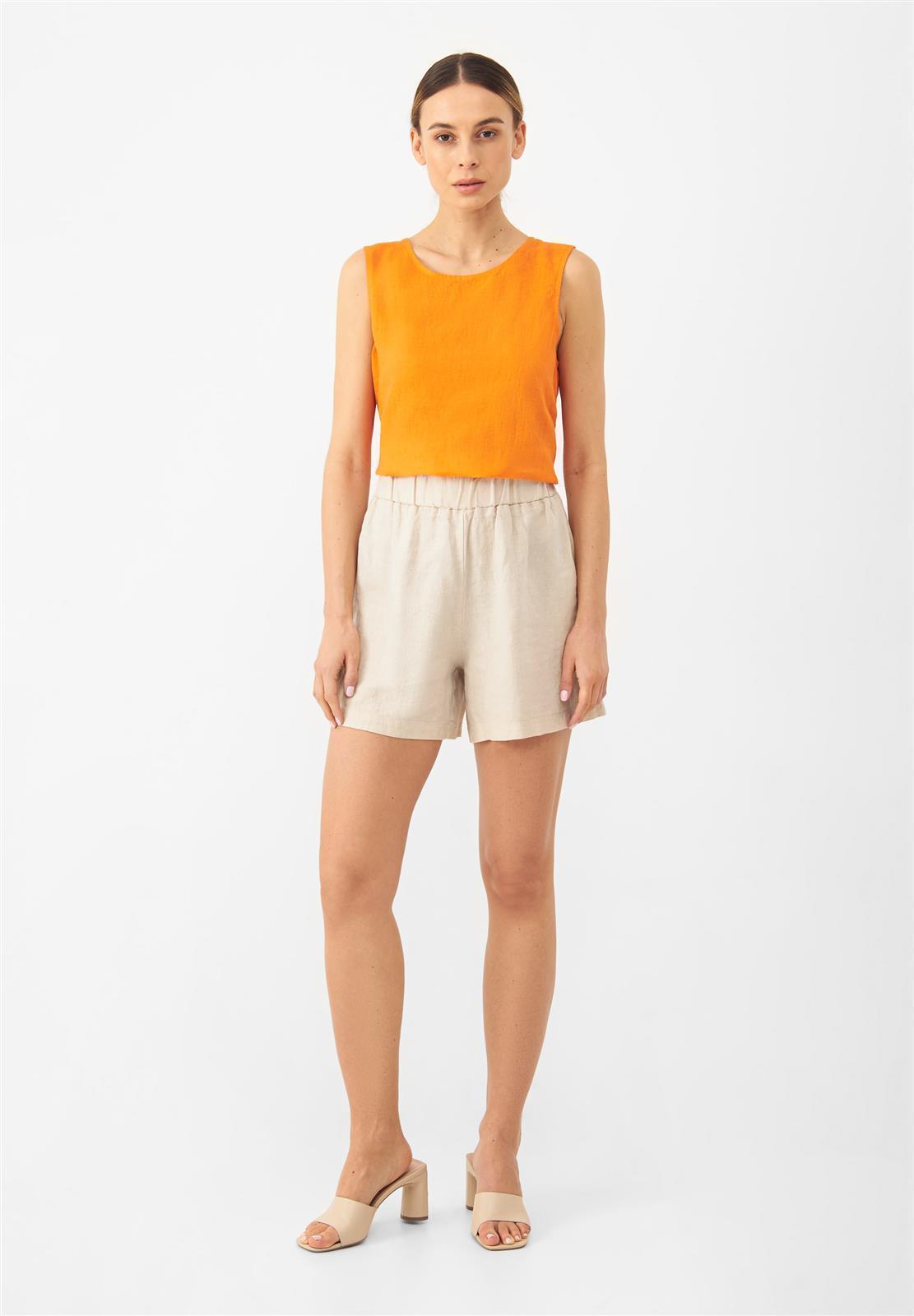 Leinen Shorts Modell: Cleo