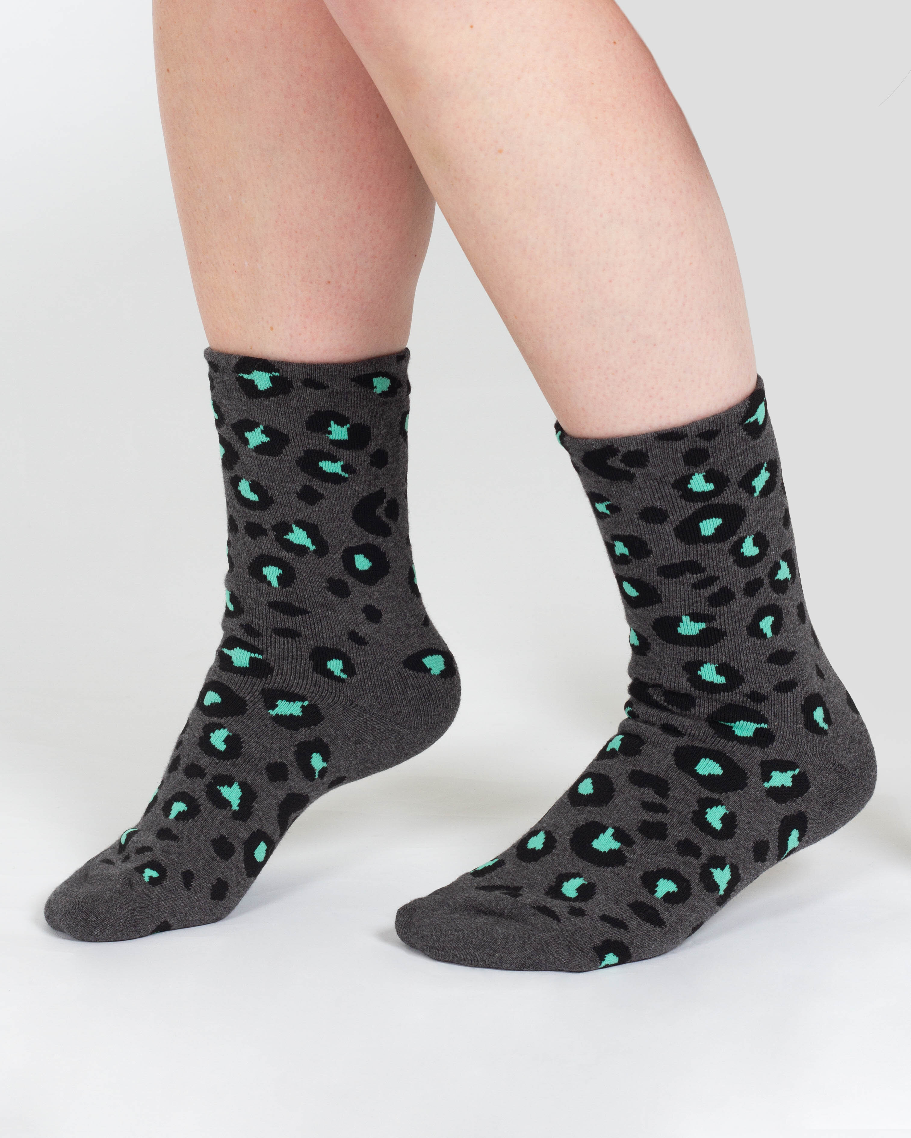 Socken Modell: Leopard Long